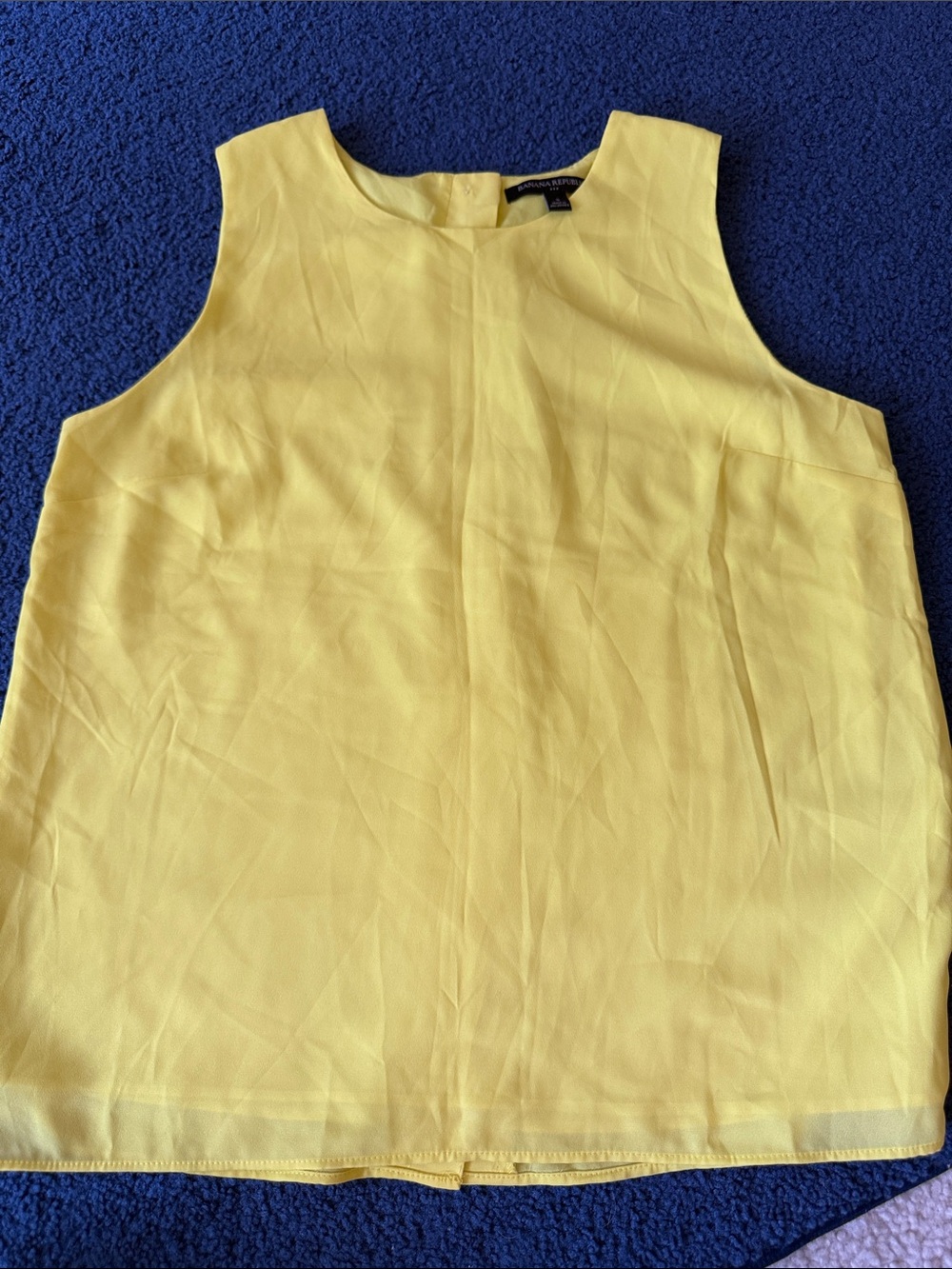 Banana Republic Bright Yellow Sleeveless Tank Top